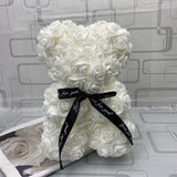 25cm/40cm Teddy Rose Bear Artificial Flower Rose of Bear Christmas Decoration for Home Valentines Women Gifts - A Woman Knows Best