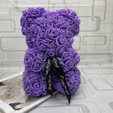 25cm/40cm Teddy Rose Bear Artificial Flower Rose of Bear Christmas Decoration for Home Valentines Women Gifts - A Woman Knows Best