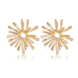 IPARAM 2020 New Big Circle Round Hoop Earrings for Women's Fashion Statement Golden Punk Charm Earrings Party Jewelry - A Woman Knows Best