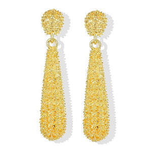 IPARAM 2020 New Big Circle Round Hoop Earrings for Women's Fashion Statement Golden Punk Charm Earrings Party Jewelry - A Woman Knows Best
