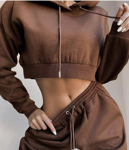 hirigin 2021 Winter Fashion Outfits for Women Tracksuit Hoodies Sweatshirt and Sweatpants Casual Sports 2 Piece Set Sweatsuits - A Woman Knows Best