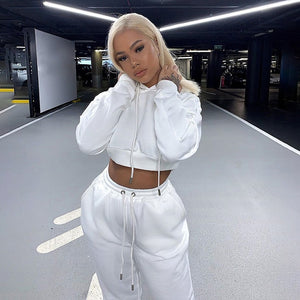 hirigin 2021 Winter Fashion Outfits for Women Tracksuit Hoodies Sweatshirt and Sweatpants Casual Sports 2 Piece Set Sweatsuits - A Woman Knows Best
