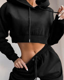 hirigin 2021 Winter Fashion Outfits for Women Tracksuit Hoodies Sweatshirt and Sweatpants Casual Sports 2 Piece Set Sweatsuits - A Woman Knows Best