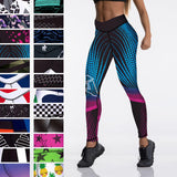 Qickitout 12%spandex Sexy High Waist Elasticity Women Digital Printed Leggings Push Up Strength Pants - A Woman Knows Best