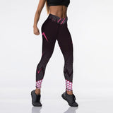 Qickitout 12%spandex Sexy High Waist Elasticity Women Digital Printed Leggings Push Up Strength Pants - A Woman Knows Best