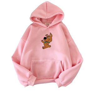 Fashion Harajuku Autumn Hoodies Women Flower Cartoon Printed Loose Korean Hooded Sweatshirt Streetwear Long Sleeve Pullovers - A Woman Knows Best