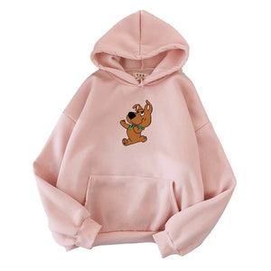 Fashion Harajuku Autumn Hoodies Women Flower Cartoon Printed Loose Korean Hooded Sweatshirt Streetwear Long Sleeve Pullovers - A Woman Knows Best