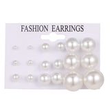 EN 12 Pairs Flower Women'S Earrings Set Pearl Crystal Stud Earrings Boho Geometric Tassel Earrings For Women 2020 Jewelry Gift - A Woman Knows Best