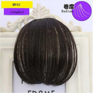 LVHAN Air Bangs Pure Bangs Hair Extension Synthetic Wig Natural Black Light Brown Dark Brown Black High Temperature Fiber - A Woman Knows Best
