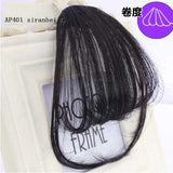 LVHAN Air Bangs Pure Bangs Hair Extension Synthetic Wig Natural Black Light Brown Dark Brown Black High Temperature Fiber - A Woman Knows Best