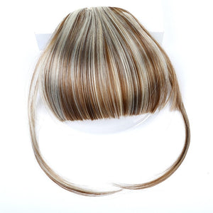 LVHAN Air Bangs Pure Bangs Hair Extension Synthetic Wig Natural Black Light Brown Dark Brown Black High Temperature Fiber - A Woman Knows Best