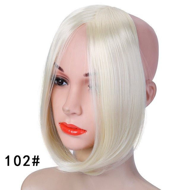LVHAN Air Bangs Pure Bangs Hair Extension Synthetic Wig Natural Black Light Brown Dark Brown Black High Temperature Fiber - A Woman Knows Best