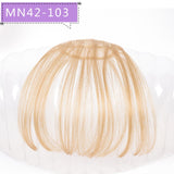 LVHAN Air Bangs Pure Bangs Hair Extension Synthetic Wig Natural Black Light Brown Dark Brown Black High Temperature Fiber - A Woman Knows Best