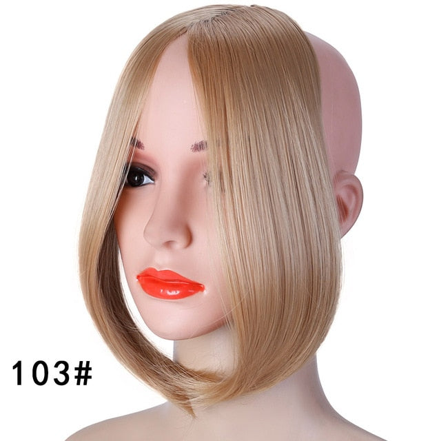 LVHAN Air Bangs Pure Bangs Hair Extension Synthetic Wig Natural Black Light Brown Dark Brown Black High Temperature Fiber - A Woman Knows Best