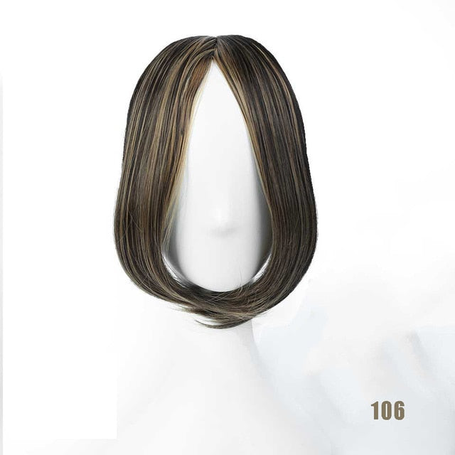 LVHAN Air Bangs Pure Bangs Hair Extension Synthetic Wig Natural Black Light Brown Dark Brown Black High Temperature Fiber - A Woman Knows Best