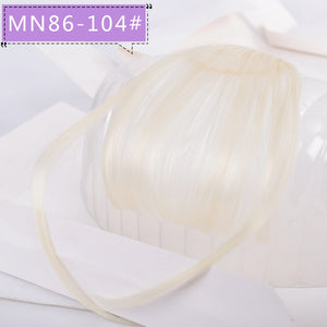 LVHAN Air Bangs Pure Bangs Hair Extension Synthetic Wig Natural Black Light Brown Dark Brown Black High Temperature Fiber - A Woman Knows Best