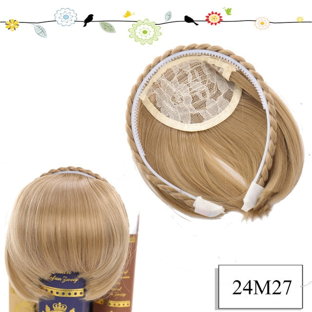 LVHAN Air Bangs Pure Bangs Hair Extension Synthetic Wig Natural Black Light Brown Dark Brown Black High Temperature Fiber - A Woman Knows Best
