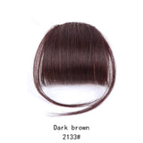 LVHAN Air Bangs Pure Bangs Hair Extension Synthetic Wig Natural Black Light Brown Dark Brown Black High Temperature Fiber - A Woman Knows Best
