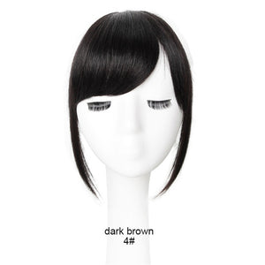 LVHAN Air Bangs Pure Bangs Hair Extension Synthetic Wig Natural Black Light Brown Dark Brown Black High Temperature Fiber - A Woman Knows Best