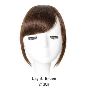 LVHAN Air Bangs Pure Bangs Hair Extension Synthetic Wig Natural Black Light Brown Dark Brown Black High Temperature Fiber - A Woman Knows Best