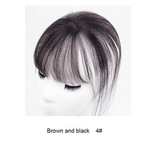 LVHAN Air Bangs Pure Bangs Hair Extension Synthetic Wig Natural Black Light Brown Dark Brown Black High Temperature Fiber - A Woman Knows Best