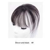 LVHAN Air Bangs Pure Bangs Hair Extension Synthetic Wig Natural Black Light Brown Dark Brown Black High Temperature Fiber - A Woman Knows Best