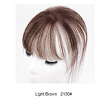 LVHAN Air Bangs Pure Bangs Hair Extension Synthetic Wig Natural Black Light Brown Dark Brown Black High Temperature Fiber - A Woman Knows Best
