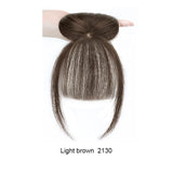 LVHAN Air Bangs Pure Bangs Hair Extension Synthetic Wig Natural Black Light Brown Dark Brown Black High Temperature Fiber - A Woman Knows Best