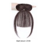 LVHAN Air Bangs Pure Bangs Hair Extension Synthetic Wig Natural Black Light Brown Dark Brown Black High Temperature Fiber - A Woman Knows Best