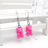 1 Pair of Cute Resin Gummy Bear Earrings Women's 33 Colors Candy Animal  Girl Jewelry Gift Pendant - A Woman Knows Best