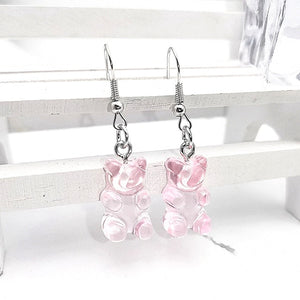 1 Pair of Cute Resin Gummy Bear Earrings Women's 33 Colors Candy Animal  Girl Jewelry Gift Pendant - A Woman Knows Best