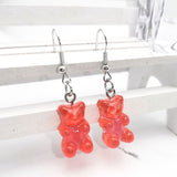 1 Pair of Cute Resin Gummy Bear Earrings Women's 33 Colors Candy Animal  Girl Jewelry Gift Pendant - A Woman Knows Best