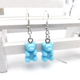 1 Pair of Cute Resin Gummy Bear Earrings Women's 33 Colors Candy Animal  Girl Jewelry Gift Pendant - A Woman Knows Best