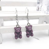 1 Pair of Cute Resin Gummy Bear Earrings Women's 33 Colors Candy Animal  Girl Jewelry Gift Pendant - A Woman Knows Best