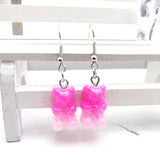 1 Pair of Cute Resin Gummy Bear Earrings Women's 33 Colors Candy Animal  Girl Jewelry Gift Pendant - A Woman Knows Best