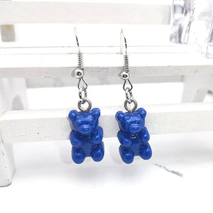 1 Pair of Cute Resin Gummy Bear Earrings Women's 33 Colors Candy Animal  Girl Jewelry Gift Pendant - A Woman Knows Best