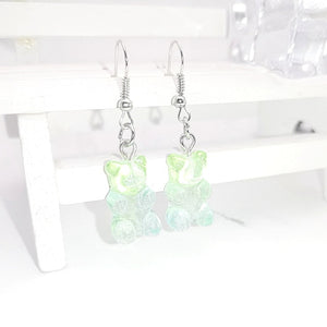 1 Pair of Cute Resin Gummy Bear Earrings Women's 33 Colors Candy Animal  Girl Jewelry Gift Pendant - A Woman Knows Best