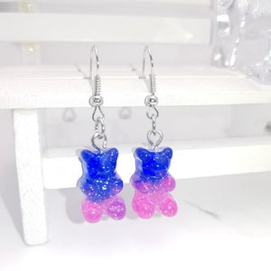 1 Pair of Cute Resin Gummy Bear Earrings Women's 33 Colors Candy Animal  Girl Jewelry Gift Pendant - A Woman Knows Best