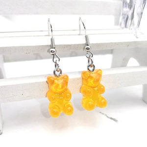 1 Pair of Cute Resin Gummy Bear Earrings Women's 33 Colors Candy Animal  Girl Jewelry Gift Pendant - A Woman Knows Best