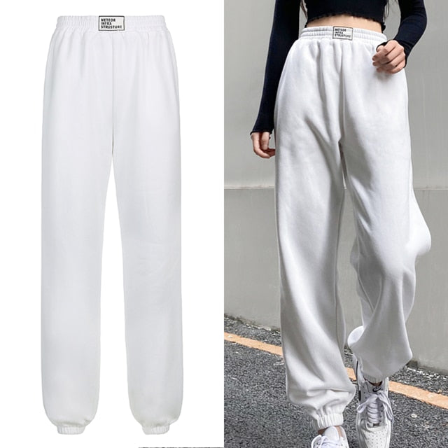 Rockmore Harajuku Joggers Wide Leg SweatPants Women Trousers Plus Size High Waist Pants Streetwear Korean Casual Pant Femme Fall - A Woman Knows Best